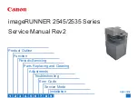 Canon imageRUNNER 2535 Service Manual предпросмотр