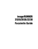 Preview for 3 page of Canon imageRUNNER 2830 Facsimile Manual