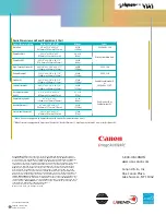 Предварительный просмотр 4 страницы Canon IMAGERUNNER 7095 PRINTER Specifications