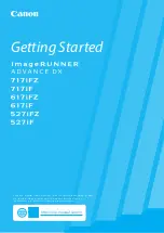 Canon imageRUNNER 717iFZ Getting Started preview