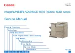 Canon imageRUNNER ADVANCE 6075 Series Service Manual preview