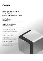 Canon imageRUNNER ADVANCE 6255i User Manual preview
