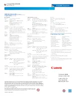 Preview for 3 page of Canon imageRUNNER ADVANCE C2225 Product Specifications