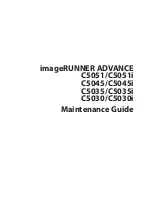 Предварительный просмотр 3 страницы Canon IMAGERUNNER ADVANCE C5051 Maintenance Manual