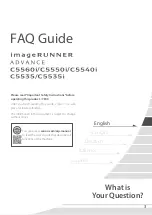 Preview for 3 page of Canon imagerunner advance C5550i Faq Manual