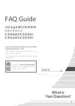 Preview for 3 page of Canon imagerunner advance C5560i Faq Manual