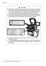 Preview for 20 page of Canon imageRUNNER ADVANCE C9075S PRO Safety Instructions