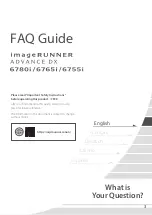 Предварительный просмотр 3 страницы Canon imageRUNNER ADVANCE DX 6780i Faq Manual