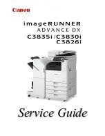 Canon imageRUNNER ADVANCE DX C3800 Series Service Manual предпросмотр