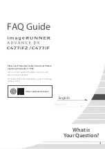 Предварительный просмотр 3 страницы Canon imageRUNNER ADVANCE DX C477iF Faq Manual