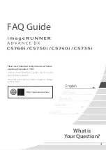 Preview for 3 page of Canon imageRUNNER ADVANCE DX C5735i Faq Manual