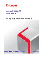 Canon imageRUNNER ADVANCE Easy Operation Manual preview