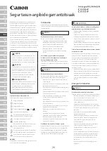 Preview for 26 page of Canon ImageRUNNER C1533iF Important Safety Instructions Manual