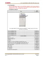 Предварительный просмотр 10 страницы Canon imageRUNNER C3480 Service Manual