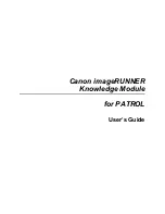 Предварительный просмотр 1 страницы Canon imageRUNNER User Manual