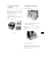 Preview for 3 page of Canon INNER 2-WAY TRAY-E1 Installation Procedure