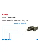 Canon Inner Finisher-A1 Service Manual preview