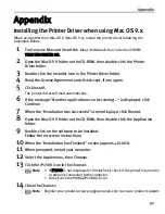 Preview for 61 page of Canon iP1500 - PIXMA Color Inkjet Printer Quick Start Manual