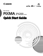 Canon iP4200 - PIXMA Photo Printer Quick Start Manual предпросмотр