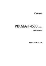 Предварительный просмотр 3 страницы Canon iP4500 - PIXMA Color Inkjet Printer Quick Start Manual