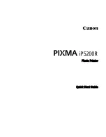 Предварительный просмотр 3 страницы Canon iP5200R - PIXMA Color Inkjet Printer Quick Start Manual