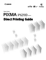 Предварительный просмотр 1 страницы Canon iP6210D - PIXMA Color Inkjet Printer Printing Manual