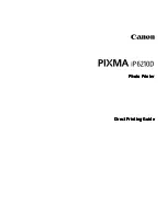 Предварительный просмотр 3 страницы Canon iP6210D - PIXMA Color Inkjet Printer Printing Manual