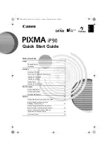 Предварительный просмотр 3 страницы Canon iP90v - PIXMA Color Inkjet Printer Quick Start Manual