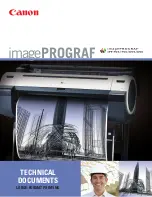 Preview for 1 page of Canon iPF650 - imagePROGRAF Color Inkjet Printer Brochure & Specs