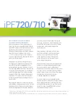 Preview for 3 page of Canon iPF710 - imagePROGRAF Color Inkjet Printer Brochure & Specs