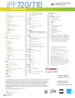 Preview for 8 page of Canon iPF710 - imagePROGRAF Color Inkjet Printer Brochure & Specs