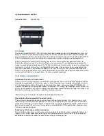 Canon iPF750 - imagePROGRAF Color Inkjet Printer Brochure & Specs preview