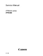 Canon iPF8000 - imagePROGRAF Color Inkjet Printer Service Manual preview