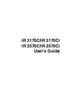 Предварительный просмотр 3 страницы Canon iR 2570C User Manual