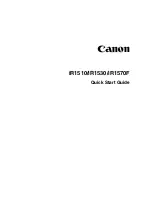 Canon iR1510 Quick Start Manual preview