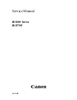 Preview for 1 page of Canon iR1570F Service Manual