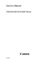 Canon iR3245 Service Manual preview