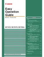 Canon iR7086 Easy Operation Manual предпросмотр