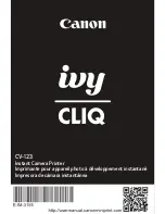 Предварительный просмотр 5 страницы Canon ivy CLIQ Quick Start Manual