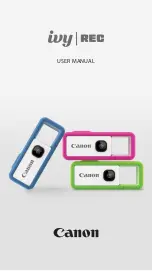 Canon ivy REC User Manual preview