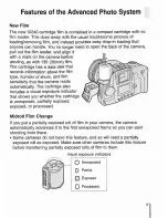 Preview for 3 page of Canon IX Lite - EOS IX Lite APS SLR Camera Instruction Manual