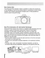 Preview for 4 page of Canon IX Lite - EOS IX Lite APS SLR Camera Instruction Manual