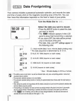 Preview for 74 page of Canon IX Lite - EOS IX Lite APS SLR Camera Instruction Manual