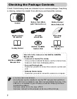 Предварительный просмотр 2 страницы Canon IXUS 110 IS User Manual