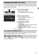 Предварительный просмотр 21 страницы Canon IXUS 1100 HS User Manual