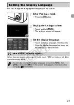 Предварительный просмотр 23 страницы Canon IXUS 1100 HS User Manual