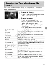 Предварительный просмотр 89 страницы Canon IXUS 1100 HS User Manual