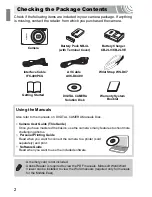 Предварительный просмотр 2 страницы Canon IXUS 130 User Manual