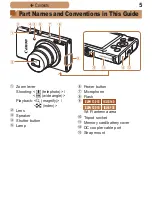 Предварительный просмотр 5 страницы Canon Ixus 132 User Manual