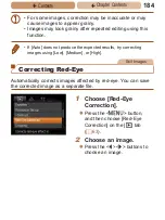 Предварительный просмотр 184 страницы Canon Ixus 132 User Manual